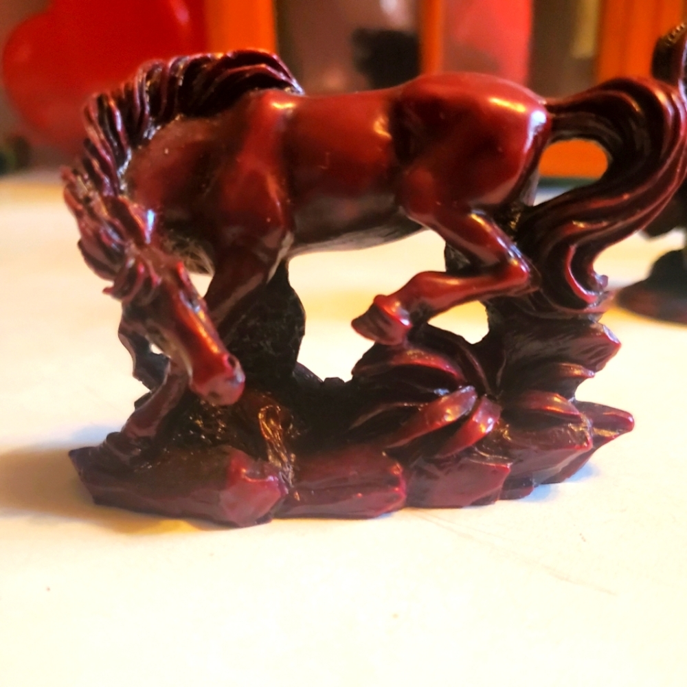 2 Horse Figurines
